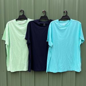 Short Sleeve T-Shirts Moisture Wicking Comfy 3-Pack Size 3XL